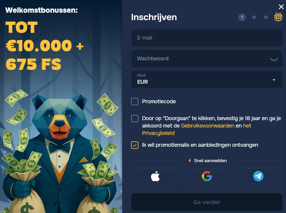 Baloobet Casino registratie – Snel aanmelden en direct welkomstbonus claimen