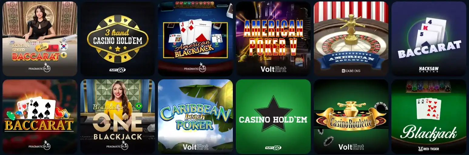 Baloobet Casino tafelspellen – Blackjack, roulette, baccarat en poker varianten